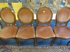 Terracotta Upholstered Dining Chairs
