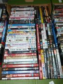 Box Containing Assorted DVDs