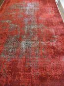 *Karma Collection Traditional Patterned Red Rug 223cm by 160cm RRP: £295