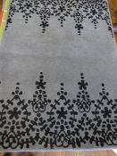 *Matrix Guild Design Rug 120cm by 170cm Grey and Black RRP: £199