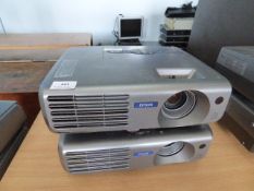 *Two Epson EMP-81 LCD Projectors