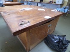 *Engineers Workbench Fitted with Record No.3 Vice