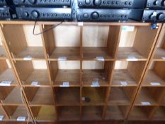 *Bank of Sixteen Pine Pigeon Holes