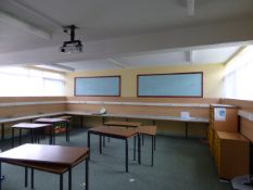*Contents of Classroom E6 Which Includes; Epson EMP-822 LCD Projector, Whiteboard, Speaker System,