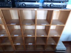 *Bank of Sixteen Pine Pigeon Holes