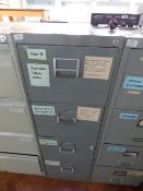 *Four Drawer Foolscap Filing Cabinet Grey
