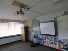 *Remaining Contents of Classroom LC8 Which Includes; Interactive Smart Board, Casio DLP HDMI
