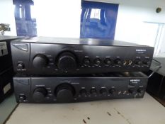 *Two Vision Pro Model AUAV-1300 Amplifiers