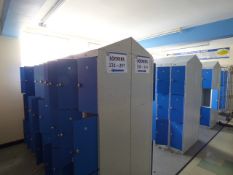 *Contents of The Locker Room Which Includes; Thirty Six Banks of Six Cubicle Lockers