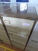 *Four Drawer Foolscap Filing Cabinet Coffee and Cream
