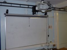 *Epson Model:EB430 3 LCD Projector with Ceiling Mount, Speakers and Screen