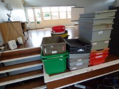 *Assorted Plastic Boxes, Buckets, Etc