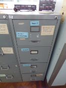 *Four Drawer Foolscap Filing Cabinet Grey