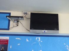 *Bush HDMI Wall Mounted TV with Toshiba DVD Player