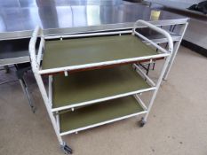 *Three Tier Catering Trolley