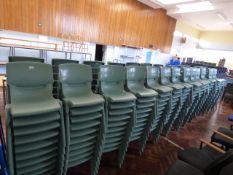 *270 Stackable Plastic Chairs