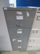 *Four Drawer Foolscap Filing Cabinet Grey
