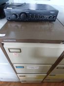 *Four Drawer Foolscap Filing Cabinet Coffee and Cream