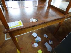 *Kingfisher Ltd. Teacher's Desk with Drawer and Brass Ink Well