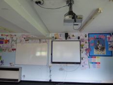 *Contents of W10 Which Includes; Smart Board, Epson EMP-822H Projector, Speakers, Etc