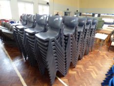 *Approximately 170 Grey Stackable Chairs