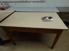 *Formica Topped Preparation Table with Drawer