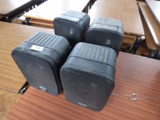 *Four JBL Control Speakers Silver