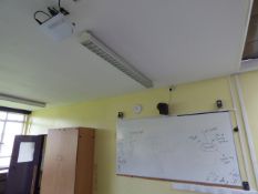 *Contents of Classroom W19 Which Includes: Casio DLP HDMI LCD Projector, Whiteboard, Speakers, Etc
