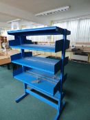 *Blue Metal Gondola Bookshelf
