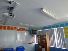 *Contents of Classroom Which Includes; Epson EB-X11 LCD Projector, Whiteboards, Goodmans TV with