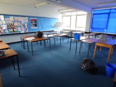 *Contents of Classroom E7 Which Includes; Epson EMP-822H LCD Projector, Speakers, Panasonic Tv, DVDs