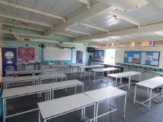 *The Contents of Laboratory E14 Which Includes; Epson EB-430 LCD Projectors, Speakers, Screens and