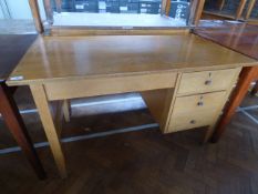 *Beech Single Pedestal Desk