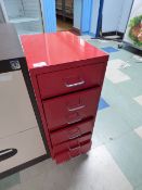 *Six Drawer Filing Unit Red