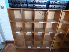 *Bank of Sixteen Pine Pigeon Holes