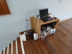 *QTX Sound Amplifier, Speakers, Compact Stereo Amplifier and a Pair of Wall Mounted Speakers as