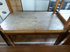 *Beech Teachers Desk with Drawer