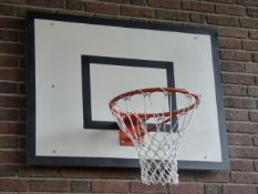 *Pair of Basketball Hoops with Backboards
