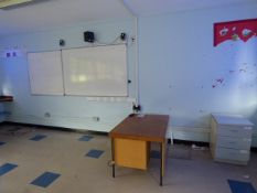 *Contents of Classroom Which Includes; Casio DLP HDMI LCD Projector, Whiteboard, Speakers,