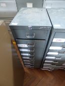 *Bisley Nine Drawer Filing Unit