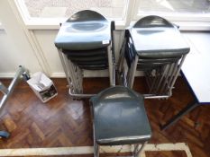 *Fifteen Stackable Laboratory Stools