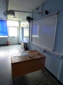 *Contents of W8 Which Includes; Whiteboard, Speakers, Epson Emp-400W LCD Projector, Pigeon Holes,