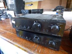 *Two Onkyo Amplifiers
