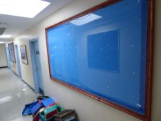 *Blue Felt Notice Board and Two Perspex Notice Boards