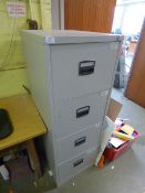 *Four Drawer Foolscap Filing Cabinet (Grey)