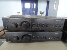 *Two Vision Pro Model AUAV-1300 Amplifiers