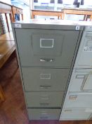 *Four Drawer Foolscap Filing Cabinet Grey
