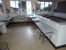 *Contents of The Technician's Room Which Includes; Formica Topped Table and Two Vintage Style