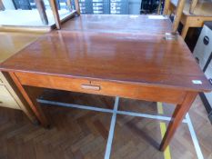 *Kingfisher Ltd. Teacher's Desk with Drawer and Brass Ink Well