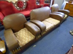 1940's Two Seat Settee and Two Armchairs